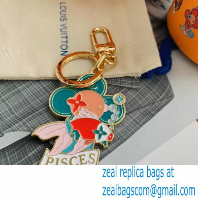 Louis Vuitton Vivienne Bag Charm and Key Holder Zodiac Pisces - Click Image to Close