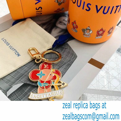 Louis Vuitton Vivienne Bag Charm and Key Holder Zodiac Sagittarius - Click Image to Close