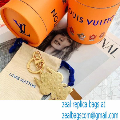 Louis Vuitton Vivienne Bag Charm and Key Holder Zodiac Taurus - Click Image to Close