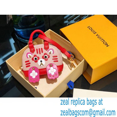 Louis Vuitton Wild Puppet Alma Cat Bag Charm and Key Holder M68453