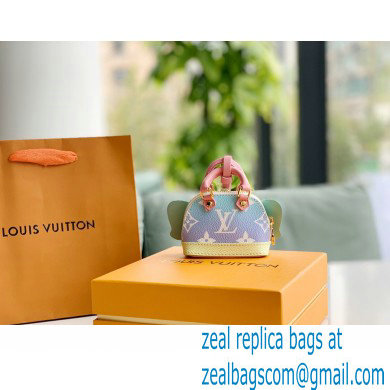 Louis Vuitton Wild Puppet Alma Elephant Bag Charm and Key Holder Pink - Click Image to Close