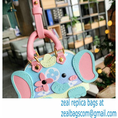 Louis Vuitton Wild Puppet Alma Elephant Bag Charm and Key Holder Pink - Click Image to Close