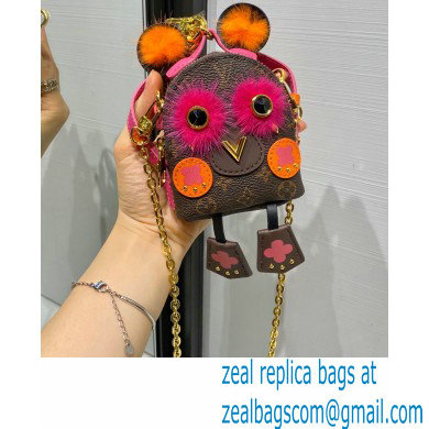 Louis Vuitton Wild Puppet Palm Springs Bear Bag Charm and Key Holder M67396