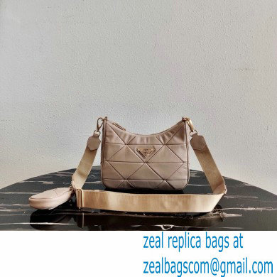 Prada Leather Shoulder Bag 1BC151 Beige 2021