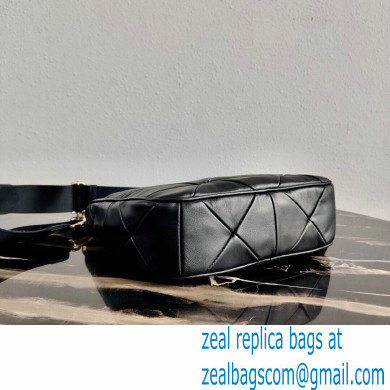 Prada Leather Shoulder Bag 1BC151 Black 2021