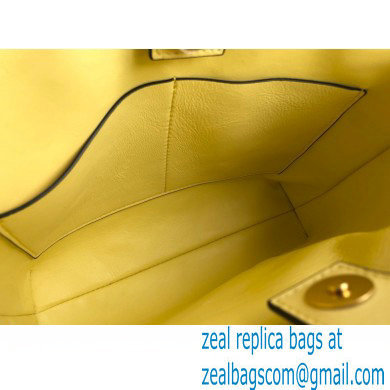Valentino Large Roman Stud The Handle Bag Yellow 2021 - Click Image to Close