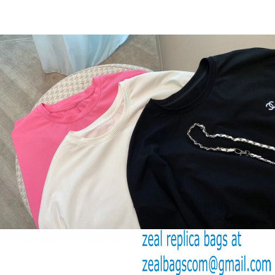 chanel logo printed T-shirt 2021