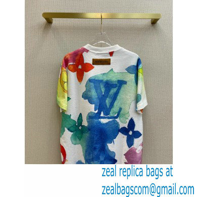 louis vuitton watercolor monogram T-shirt green