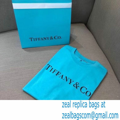 tiffany logo printed T-shirt blue