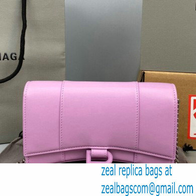 Balenciaga Cowhide B Metal buckle Chain bag in Pink Bb017