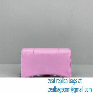 Balenciaga Cowhide B Metal buckle Chain bag in Pink Bb017