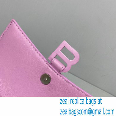 Balenciaga Cowhide B Metal buckle Chain bag in Pink Bb017 - Click Image to Close