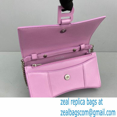 Balenciaga Cowhide B Metal buckle Chain bag in Pink Bb017 - Click Image to Close