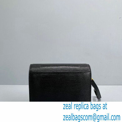 Balenciaga Cowhide Lychee pattern Flap bag in Black Bb003 2021 - Click Image to Close