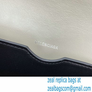 Balenciaga Cowhide Python Embossed Flap bag in Brown Bb013