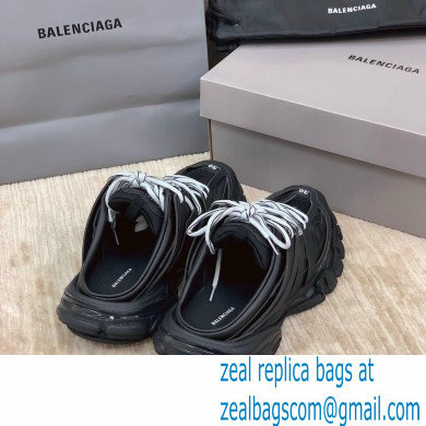 Balenciaga Nylon and mesh cloth Trackmules shoes in Black Bs001