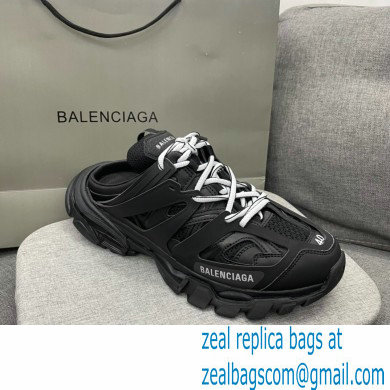 Balenciaga Track Mules Black in Mesh and Nylon 2021