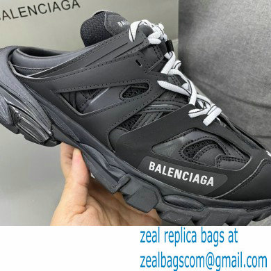 Balenciaga Track Mules Black in Mesh and Nylon 2021 - Click Image to Close