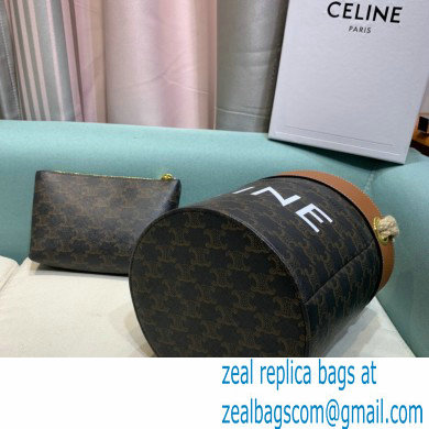 Celine CanvasBUCKET CORDEBucket Bag Brown 2021