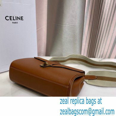 Celine Cowhide TEEN SOFT 16 Messenger Bag in Brown 2021