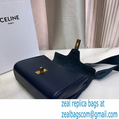 Celine Cowhide TEEN SOFT 16 Messenger Bag in Navy Blue 2021 - Click Image to Close