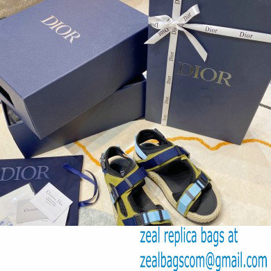 Dior CD Buckle Straw Fisherman Sandals Ds001 2021 - Click Image to Close