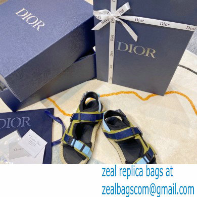 Dior CD Buckle Straw Fisherman Sandals Ds001 2021