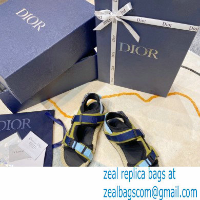 Dior CD Buckle Straw Fisherman Sandals Ds001 2021 - Click Image to Close