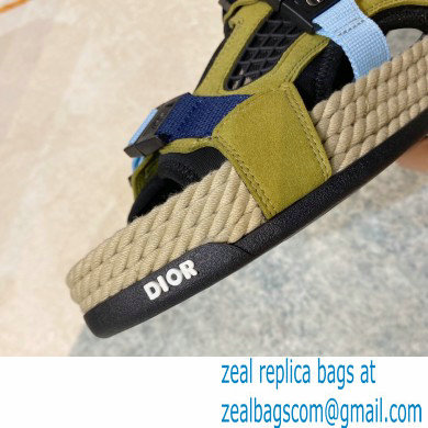 Dior CD Buckle Straw Fisherman Sandals Ds001 2021 - Click Image to Close