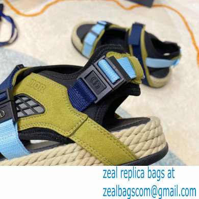 Dior CD Buckle Straw Fisherman Sandals Ds001 2021 - Click Image to Close