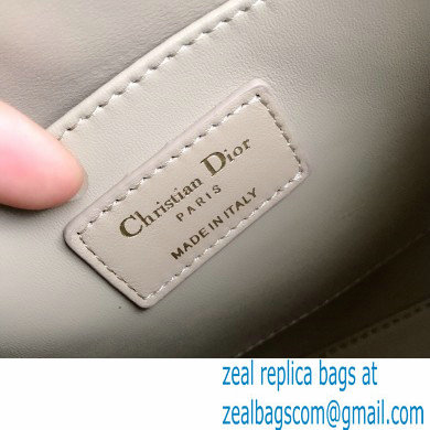 Dior Caro Beauty Pouch Bag in Cannage Lambskin Beige 2021 - Click Image to Close