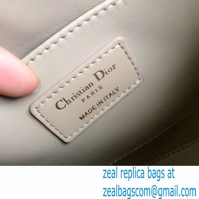 Dior Caro Beauty Pouch Bag in Cannage Lambskin Beige 2021