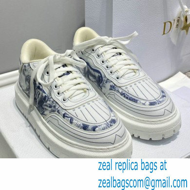 Dior Latex cowhide cushion Shell-toe sports shoes Blue Ds007 2021 - Click Image to Close