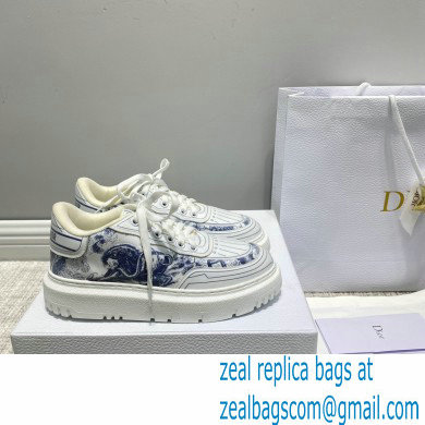 Dior Latex cowhide cushion Shell-toe sports shoes Blue Ds007 2021 - Click Image to Close