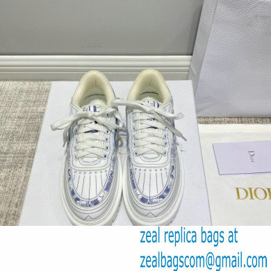 Dior Latex cowhide cushion Shell-toe sports shoes Blue Ds007 2021 - Click Image to Close