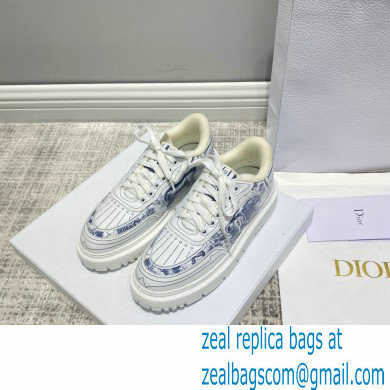 Dior Latex cowhide cushion Shell-toe sports shoes Blue Ds007 2021