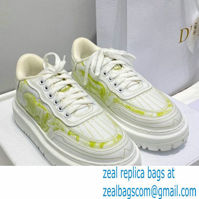 Dior Latex cowhide cushion Shell-toe sports shoes Green Ds006 2021 - Click Image to Close