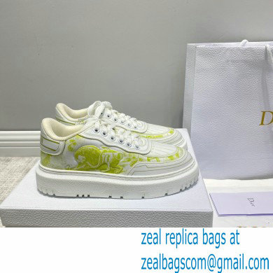 Dior Latex cowhide cushion Shell-toe sports shoes Green Ds006 2021 - Click Image to Close