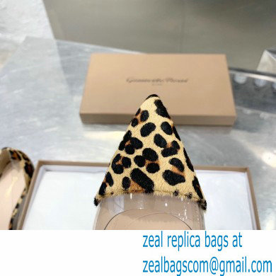 Gianvito Rossi Plexi Ballet Flats Leopard Print