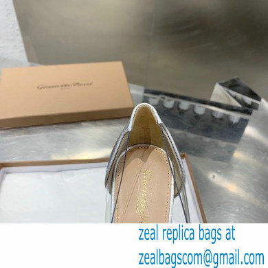 Gianvito Rossi Plexi Ballet Flats Silver