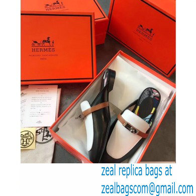 Hermes Calfskin Kelly shoe buckle Mules shoes Her001 2021 - Click Image to Close