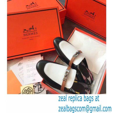 Hermes Calfskin Kelly shoe buckle Mules shoes Her001 2021 - Click Image to Close