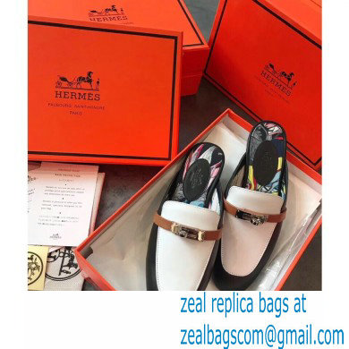 Hermes Calfskin Kelly shoe buckle Mules shoes Her001 2021 - Click Image to Close