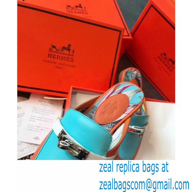 Hermes Calfskin Kelly shoe buckle Mules shoes Her002 2021 - Click Image to Close