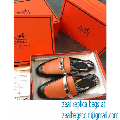 Hermes Calfskin Kelly shoe buckle Mules shoes Her003 2021 - Click Image to Close