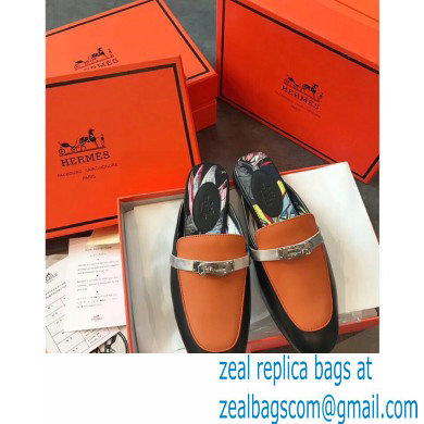 Hermes Calfskin Kelly shoe buckle Mules shoes Her003 2021 - Click Image to Close