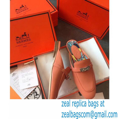 Hermes Calfskin Kelly shoe buckle Mules shoes Her005 2021 - Click Image to Close