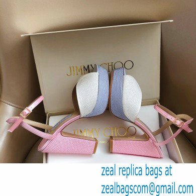 Jimmy Choo Heel 11.5cm Platform 3cm SACARIA/PF Sandals Satin with Crystal Hotfix Embellishment 2021 - Click Image to Close