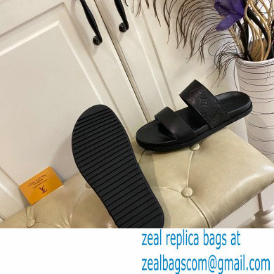 Louis Vuitton Men's Cowhide Surface Rubber Outsole Sandals 01 2021