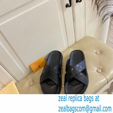 Louis Vuitton Men's Cowhide Surface Rubber Outsole Sandals 02 2021 - Click Image to Close